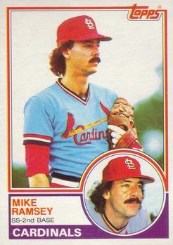 #128 Mike Ramsey - St. Louis Cardinals - 1983 Topps Baseball