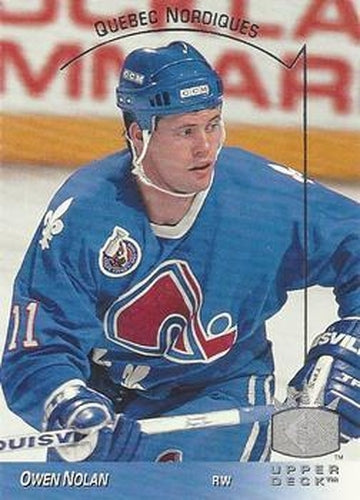 #128 Owen Nolan - Quebec Nordiques - 1993-94 Upper Deck - SP Hockey
