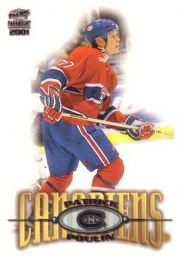 #128 Patrick Poulin - Montreal Canadiens - 2000-01 Pacific Paramount Hockey