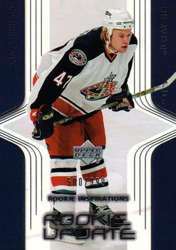 #128 Aaron Johnson - Columbus Blue Jackets - 2003-04 Upper Deck Rookie Update Hockey