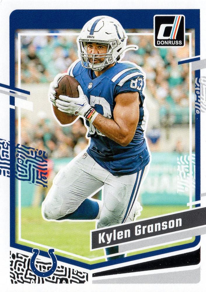 #128 Kylen Granson - Indianapolis Colts - 2023 Donruss Football