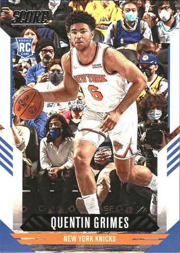 #128 Quentin Grimes - New York Knicks - 2021-22 Panini Chronicles Basketball