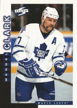 #128 Wendel Clark - Toronto Maple Leafs - 1997-98 Score Hockey