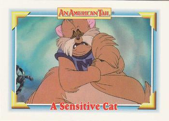 #128 A Sensitive Cat - 1991 Impel An American Tail: Fievel Goes West