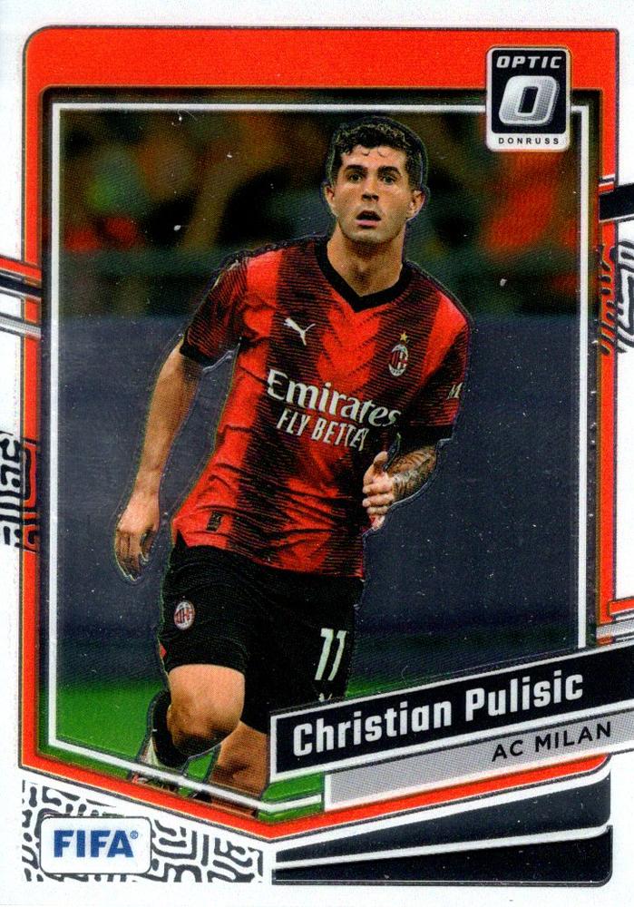 #128 Christian Pulisic - AC Milan - 2023-24 Donruss - Optic Soccer