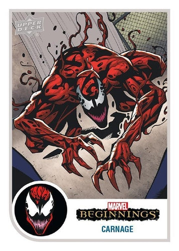 #128 Carnage - 2022 Upper Deck Marvel Beginnings