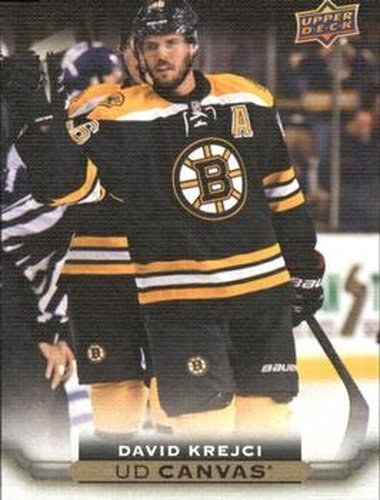 #C128 David Krejci - Boston Bruins - 2015-16 Upper Deck - UD Canvas Hockey