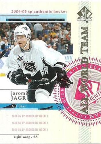 #128 Jaromir Jagr - New York Rangers - 2004-05 SP Authentic Hockey