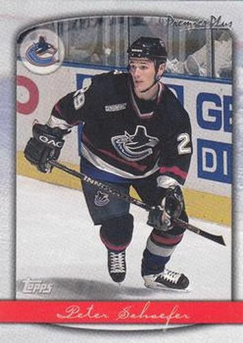 #128 Peter Schaefer - Vancouver Canucks - 1999-00 Topps Premier Plus Hockey