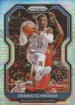 #128 Dennis Schroder - Oklahoma City Thunder - 2020-21 Panini Prizm - Silver Prizms Basketball