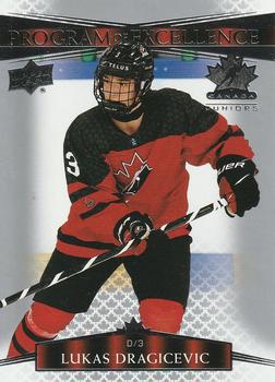 #129 Lukas Dragicevic - Canada - 2022-23 Upper Deck Team Canada Juniors Hockey
