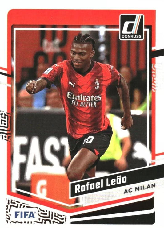 #129 Rafael Leao - AC Milan - 2023-24 Donruss Soccer