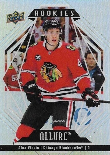 #129 Alex Vlasic - Chicago Blackhawks - 2022-23 Upper Deck Allure Hockey