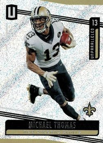 #129 Michael Thomas - New Orleans Saints - 2019 Panini Unparalleled Football