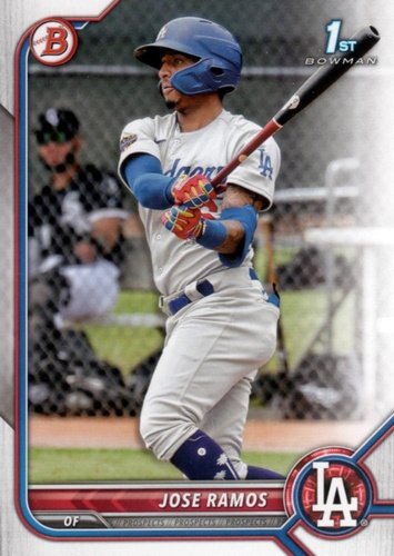 #BP-129 Jose Ramos - Los Angeles Dodgers - 2022 Bowman - Prospects Baseball