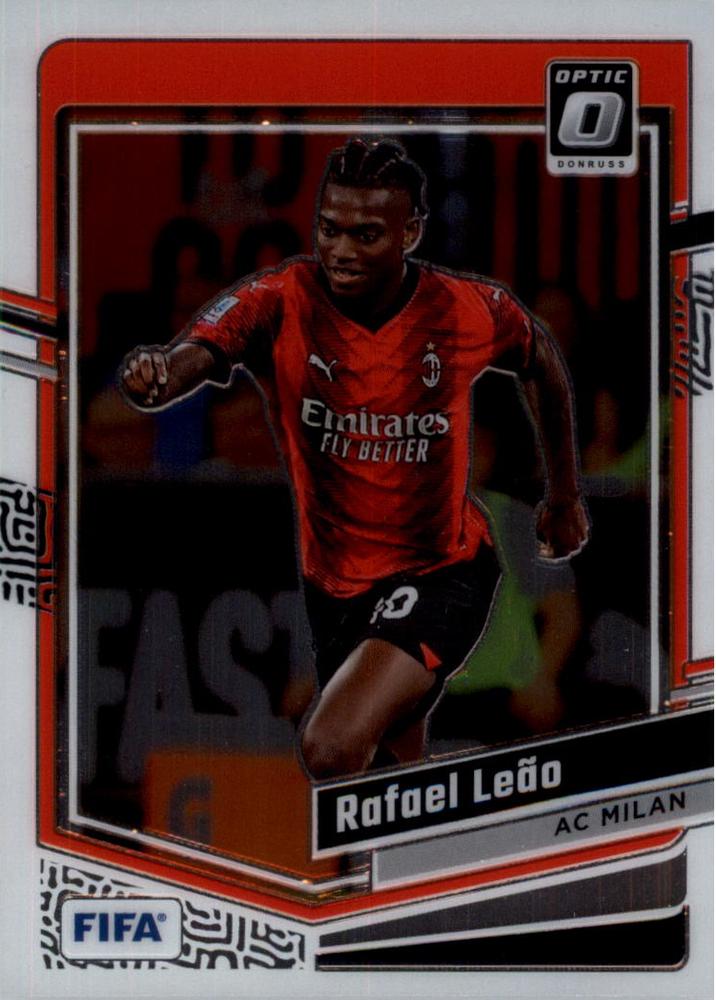 #129 Rafael Leao - AC Milan - 2023-24 Donruss - Optic Soccer