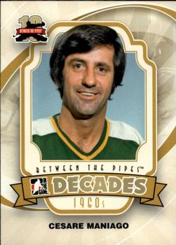 #129 Cesare Maniago - Minnesota North Stars - 2011-12 In The Game Between The Pipes Hockey