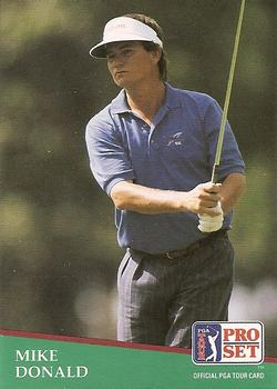 #129 Mike Donald - 1991 Pro Set PGA Tour Golf