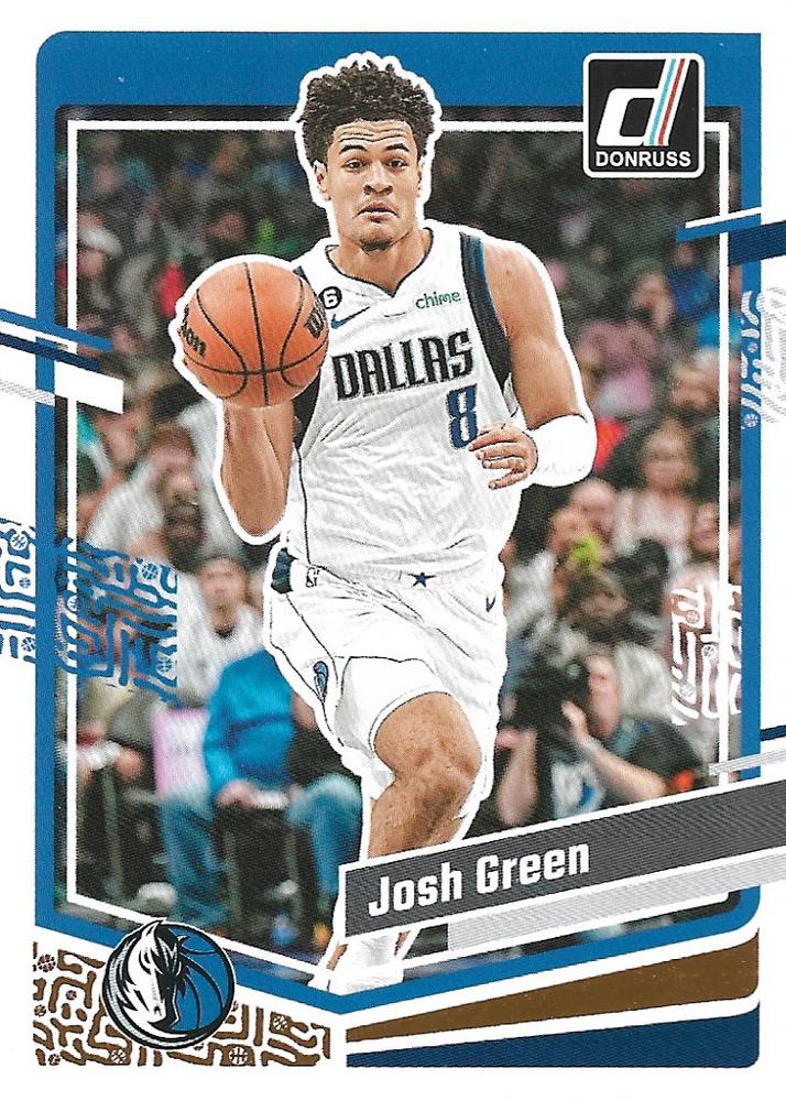 #129 Josh Green - Dallas Mavericks - 2023-24 Donruss Basketball