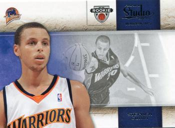 #129 Stephen Curry - Golden State Warriors - 2009-10 Panini Studio Basketball