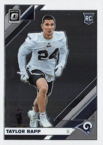 #129 Taylor Rapp - Los Angeles Rams - 2019 Donruss Optic Football