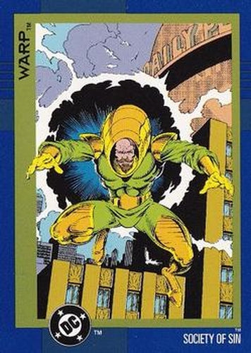 #129 Warp - 1993 SkyBox DC Cosmic Teams