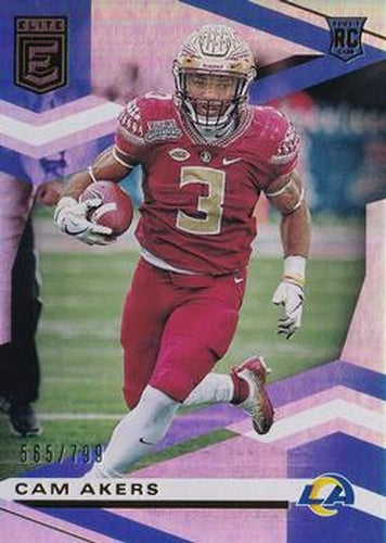 #129 Cam Akers - Los Angeles Rams - 2020 Donruss Elite Football