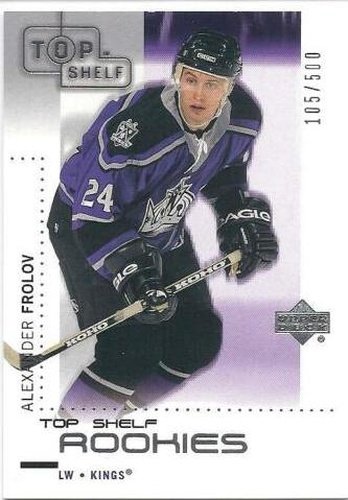 #129 Alexander Frolov - Los Angeles Kings - 2002-03 Upper Deck Top Shelf Hockey