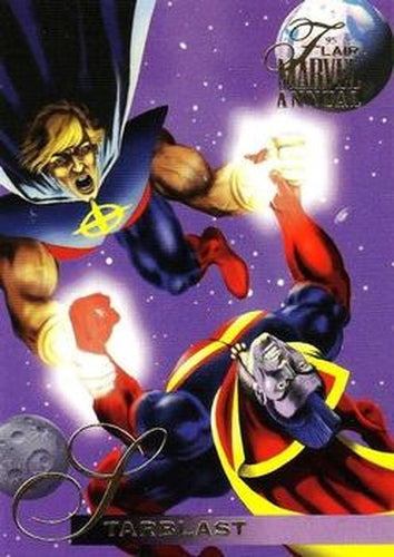 #129 Starblast - 1995 Flair Marvel Annual