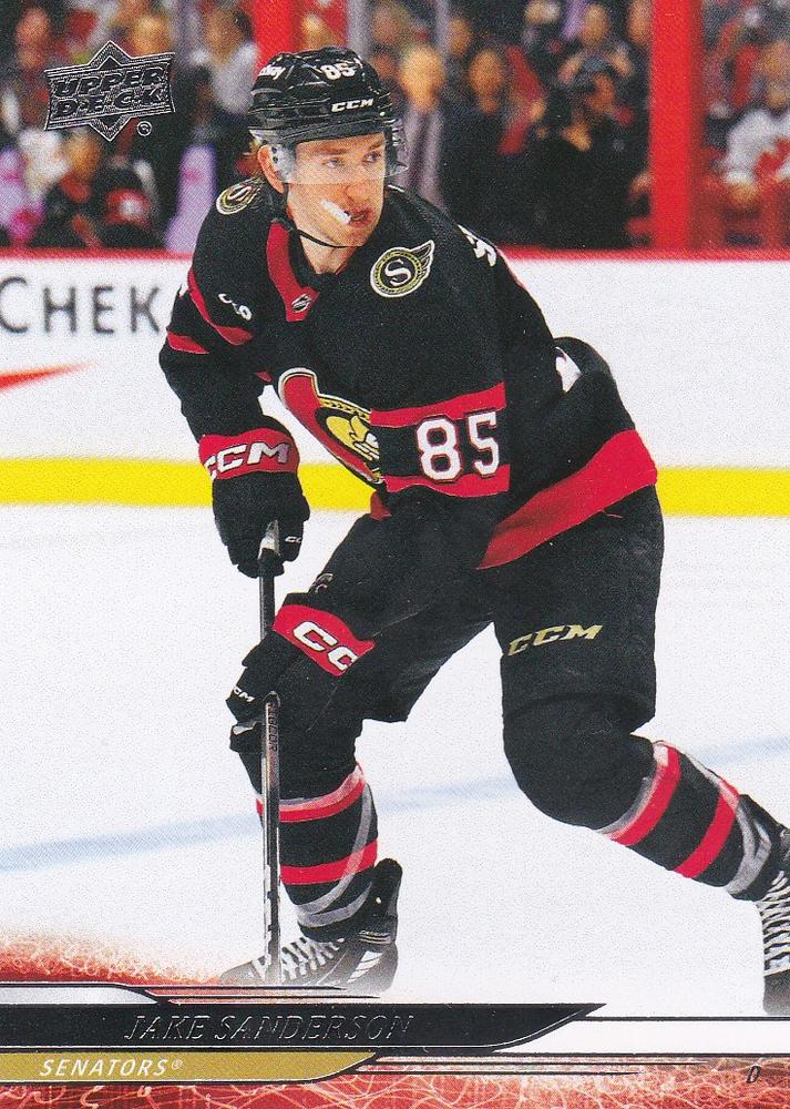 #129 Jake Sanderson - Ottawa Senators - 2024-25 Upper Deck Hockey