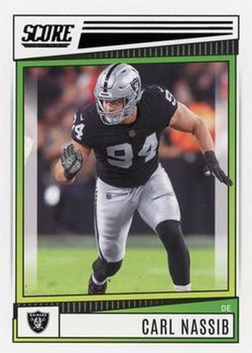 #129 Carl Nassib - Las Vegas Raiders - 2022 Score Football