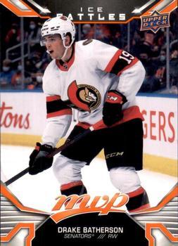 #129 Drake Batherson - Ottawa Senators - 2022-23 Upper Deck MVP - Ice Battles Hockey