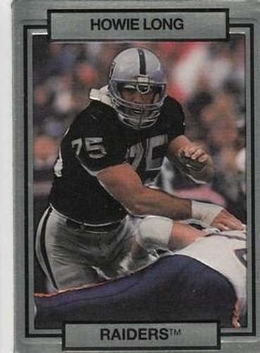 #129 Howie Long - Los Angeles Raiders - 1990 Action Packed Football