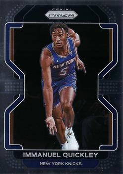 #129 Immanuel Quickley - New York Knicks - 2021-22 Panini Prizm Basketball