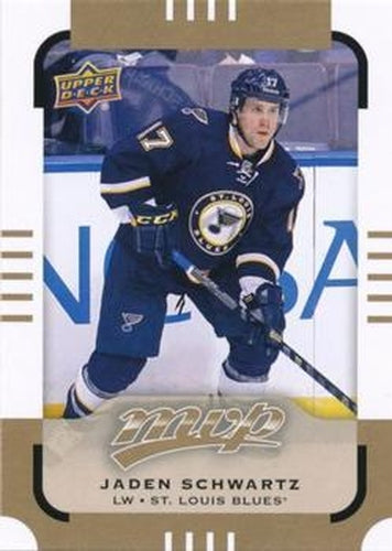 #129 Jaden Schwartz - St. Louis Blues - 2015-16 Upper Deck MVP Hockey