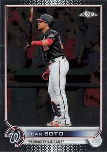 #129 Juan Soto - Washington Nationals - 2022 Topps Chrome Baseball