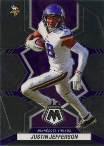 #129 Justin Jefferson - Minnesota Vikings - 2022 Panini Mosaic Football