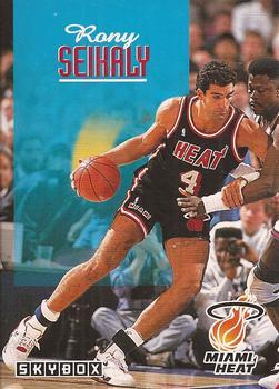 #129 Rony Seikaly - Miami Heat - 1992-93 SkyBox Basketball