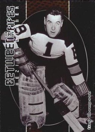 #129 Tiny Thompson - Boston Bruins - 2001-02 Be a Player Between the Pipes Hockey