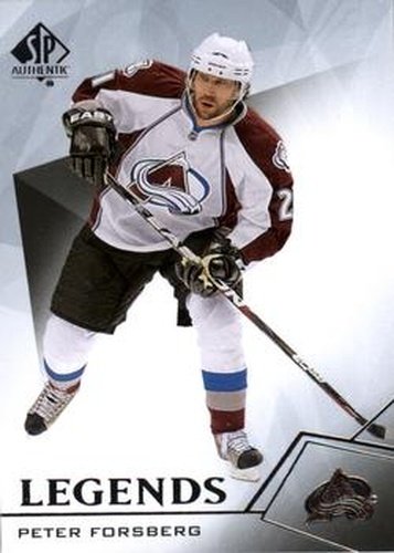#129 Peter Forsberg - Colorado Avalanche - 2015-16 SP Authentic Hockey