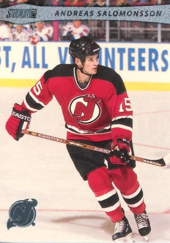 #129 Andreas Salomonsson - New Jersey Devils - 2001-02 Stadium Club Hockey