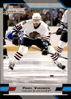 #129 Pavel Vorobiev - Chicago Blackhawks - 2003-04 Bowman Draft Picks and Prospects Hockey