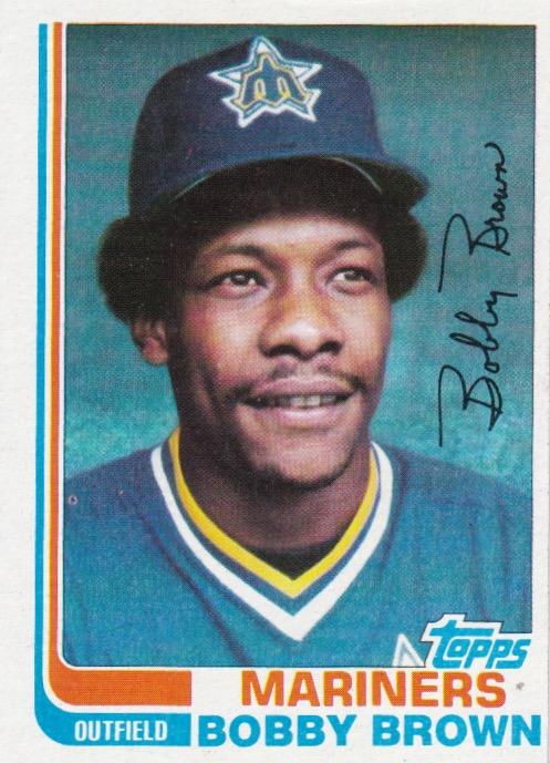 #12T Bobby Brown - Seattle Mariners - 1982 Topps Traded Baseball