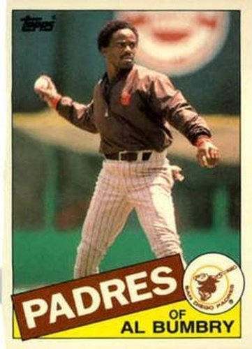#12T Al Bumbry - San Diego Padres - 1985 Topps Traded Baseball