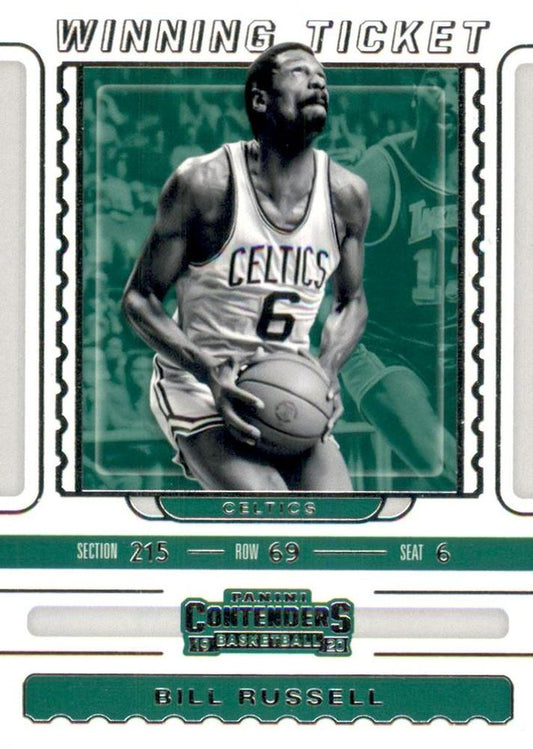 #12 Bill Russell - Boston Celtics - 2019-20 Panini Contenders - Winning Ticket Basketball