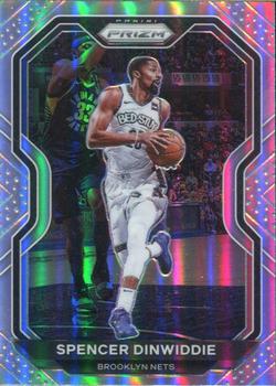 #12 Spencer Dinwiddie - Brooklyn Nets - 2020-21 Panini Prizm - Silver Prizms Basketball