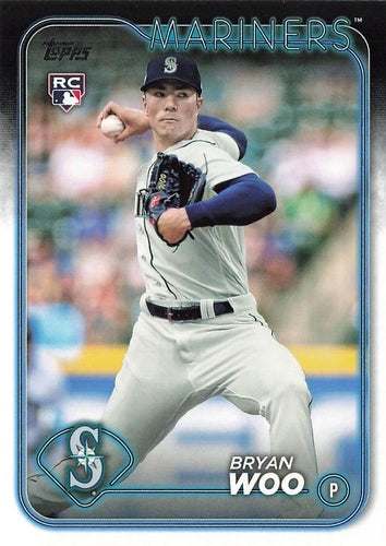 #12 Bryan Woo - Seattle Mariners - 2024 Topps Baseball