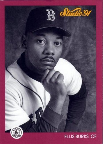 #12 Ellis Burks - Boston Red Sox - 1991 Studio Baseball
