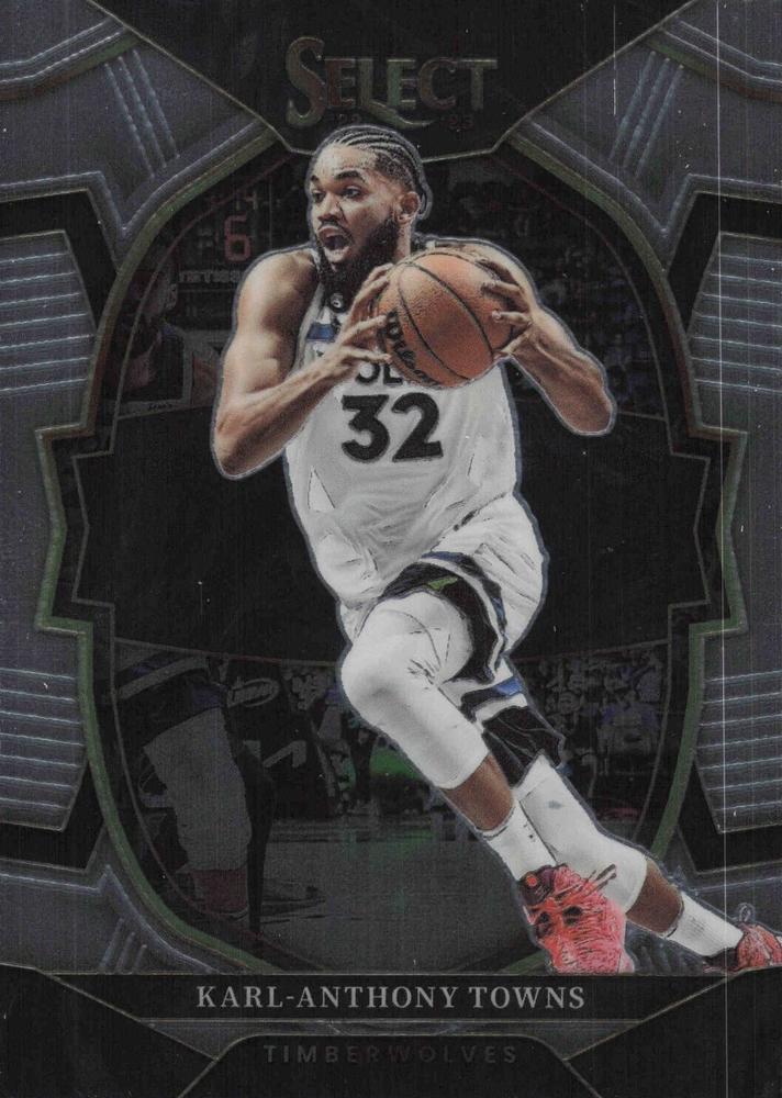 #12 Karl-Anthony Towns - Minnesota Timberwolves - 2022-23 Panini Select Basketball