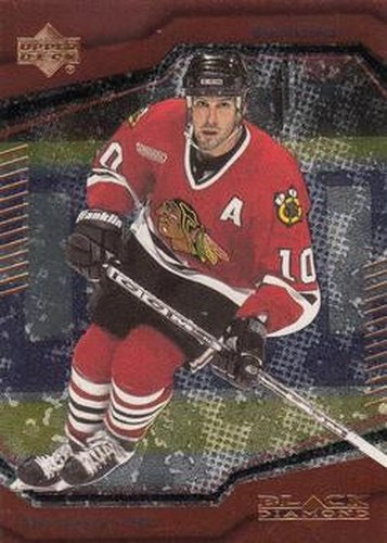 #12 Tony Amonte - Chicago Blackhawks - 2000-01 Upper Deck Black Diamond Hockey